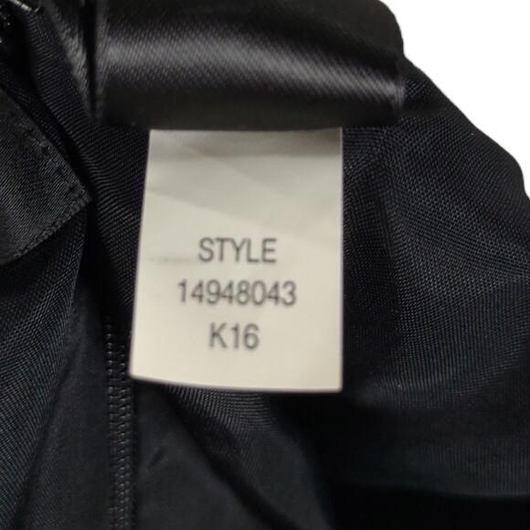 Vintage 90s Liz Claiborne Velvet Strap Formal Gown Gothic Regency Size 8 - Picture 11 of 11